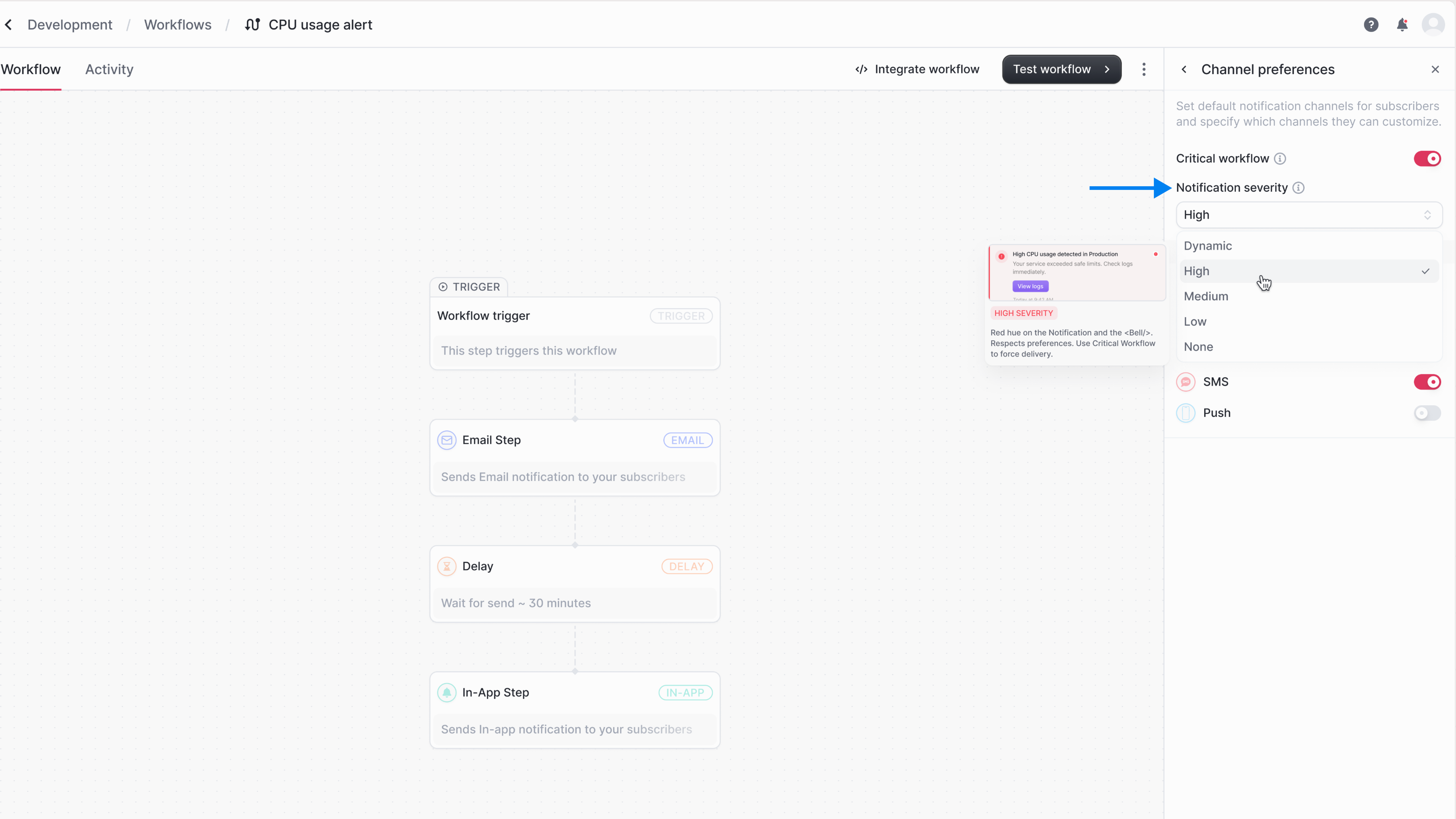 Notification Severity